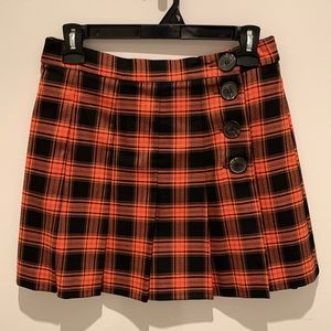 Zara pleated school girl kilt skirt size medium